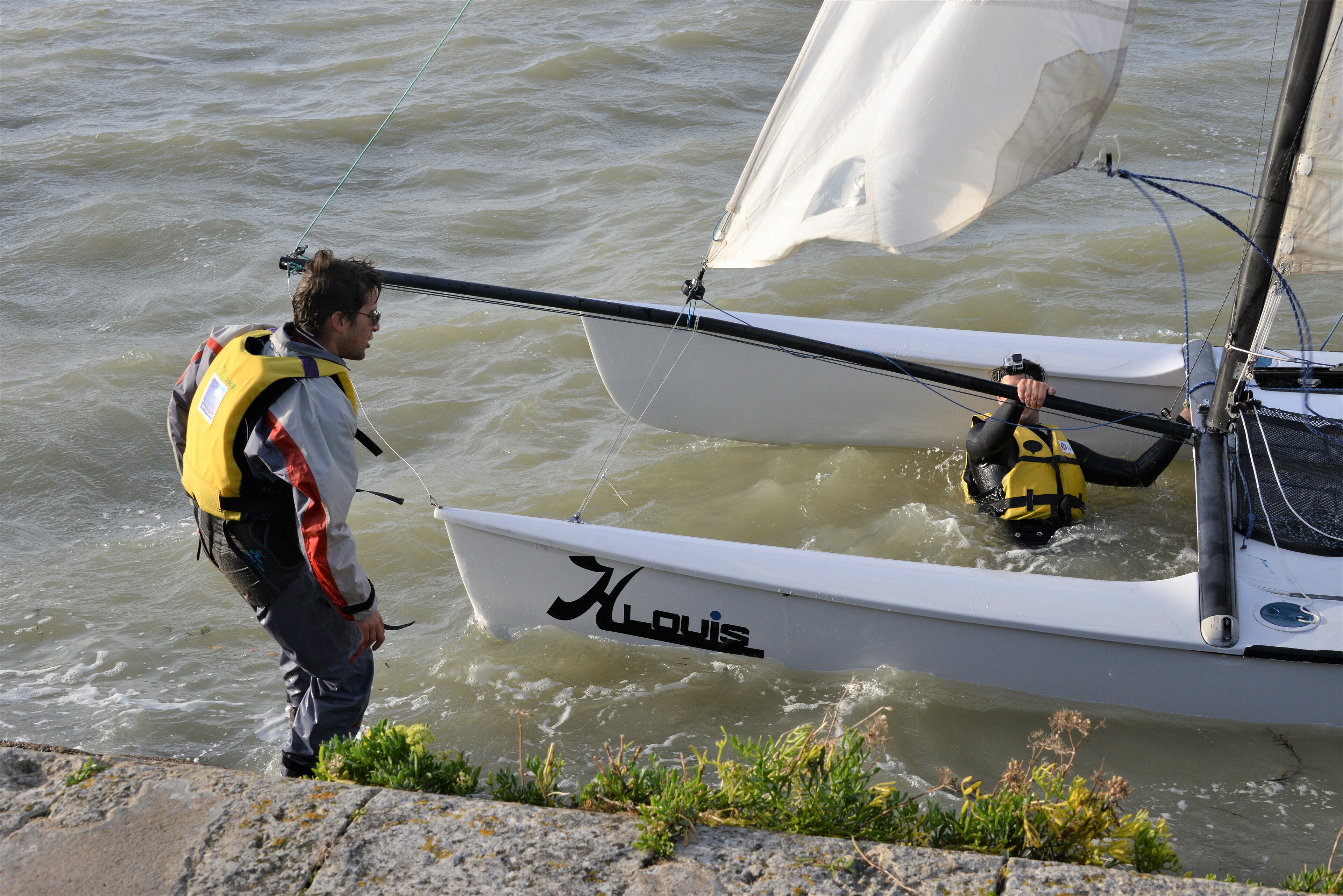 OnSail vending machine at a yacht club